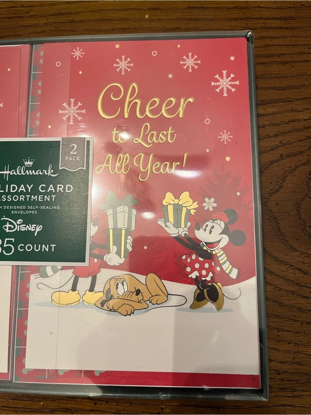 Hallmark Disney Mickey Mouse Holiday Cards, new